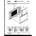 Frigidaire MCT1375L2 door parts diagram