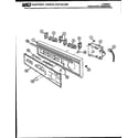 Frigidaire DW5500CDW2 console and control parts diagram