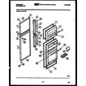 Frigidaire FPI14TFA0 door parts diagram