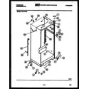 Frigidaire FPI14TFA0 cabinet parts diagram