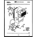 Frigidaire FPI14TFA0 system and automatic defrost parts diagram