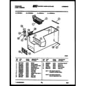 Frigidaire CFS18LL1 cabinet parts diagram