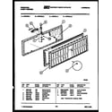 Frigidaire CFS18LL1 panel parts diagram