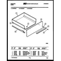 Frigidaire GP34BEL2 drawer parts diagram