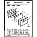 Frigidaire GP34BEL2 door parts diagram