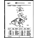Frigidaire GP34BEL2 burner box parts diagram