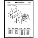 Frigidaire GC32BCL4 control panel diagram