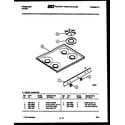 Frigidaire GG32PCL4 cooktop parts diagram