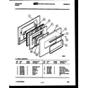 Frigidaire GG32PCL4 door parts diagram