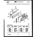 Frigidaire G32BPCW2 control panel diagram