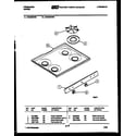 Frigidaire GCG32CL4 cooktop parts diagram
