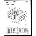 Frigidaire GCG32CL4 door parts diagram