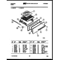 Frigidaire GG32CL3 broiler drawer parts diagram