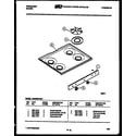 Frigidaire GG32BPCW2 cooktop parts diagram