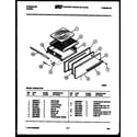 Frigidaire GG32BPCW2 broiler drawer parts diagram