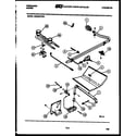Frigidaire GG32BPCW2 burner, manifold and gas control diagram