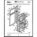 Frigidaire FPCI21TIFH0 door parts diagram