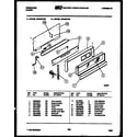 Frigidaire GG32BCW3 control panel diagram