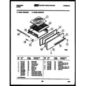 Frigidaire GG32BCW3 broiler drawer parts diagram