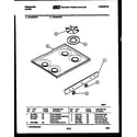 Frigidaire GC34BCL4 cooktop parts diagram