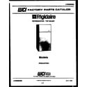 Frigidaire FPES19TFH0 cover page diagram