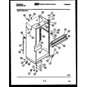 Frigidaire FPES19TFH0 cabinet parts diagram
