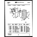 Frigidaire REG638BDW1 control panel diagram