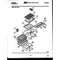 Frigidaire FPD17TFL0 shelves and supports diagram