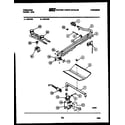 Frigidaire G21CW2 burner, manifold and gas control diagram