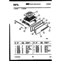 Frigidaire G21CW2 broiler drawer parts diagram