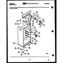 Frigidaire FPD19TFF0 cabinet parts diagram