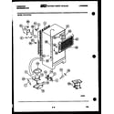 Frigidaire FPD19TFF0 system and automatic defrost parts diagram
