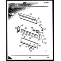 Frigidaire WC8DW3 console and control parts diagram