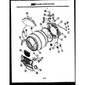 Frigidaire DGIDL1 drum parts diagram