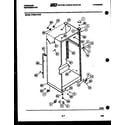 Frigidaire FPES21TEF0 cabinet parts diagram
