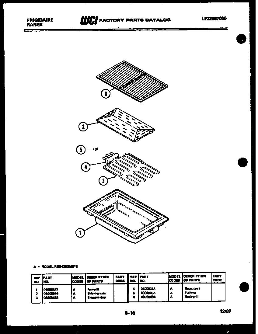 Frigidaire REG438QME0 optional kit diagram