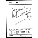 Frigidaire R21CL4 door parts diagram