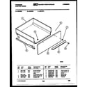 Frigidaire R21CL4 drawer parts diagram
