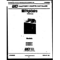Frigidaire GPG38BEL1 cover page diagram