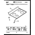 Frigidaire R30AW3 cooktop parts diagram