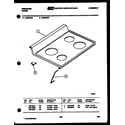 Frigidaire R30BCL2 cooktop parts diagram
