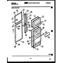 Frigidaire FPD14TFW0 door parts diagram
