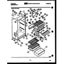 Frigidaire FPD14TFW0 cabinet parts diagram