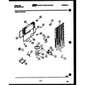 Frigidaire FPD14TFW0 system and automatic defrost parts diagram