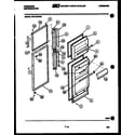Frigidaire FPD14TIFF0 door parts diagram