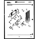 Frigidaire FPD14TIFF0 system and automatic defrost parts diagram