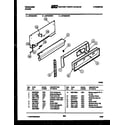 Frigidaire GP32BEL0 backguard diagram