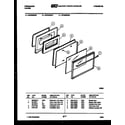 Frigidaire GP32BEL0 door parts diagram