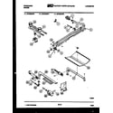 Frigidaire GP32BEL0 burner, manifold and gas control diagram