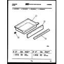 Frigidaire REG438QMA1 drawer parts diagram